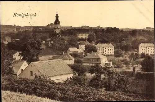 Ak Königsbrück in der Oberlausitz, Teilansicht