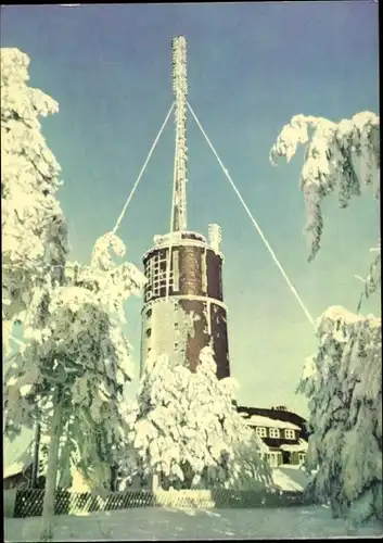 Ak Brotterode in Thüringen, Großer Inselsberg, Winter