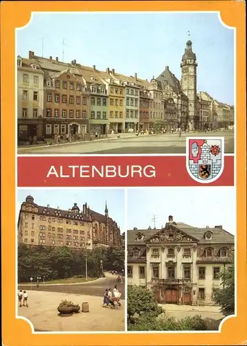 Ak Altenburg in Thüringen, Rathaus, Schloss, Seckendorffsches Palais