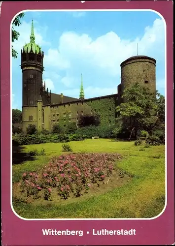 Ak Lutherstadt Wittenberg, Schloss, Schlosskirche