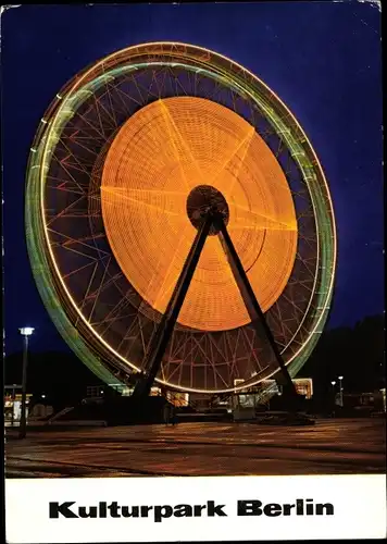 Ak Berlin Treptow Plänterwald, Kulturpark Berlin, Riesenrad