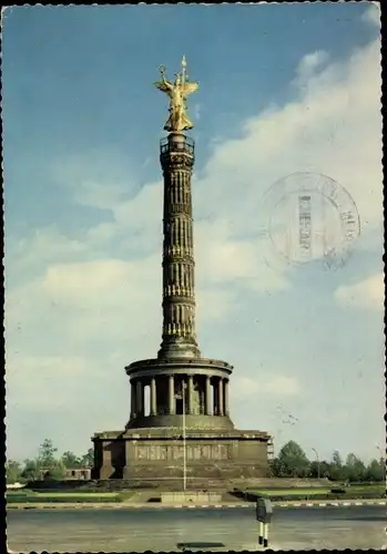 Ak Berlin Tiergarten, Siegessäule