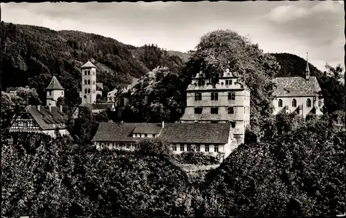 Ak Hirsau Calw im Schwarzwald, Teilansicht