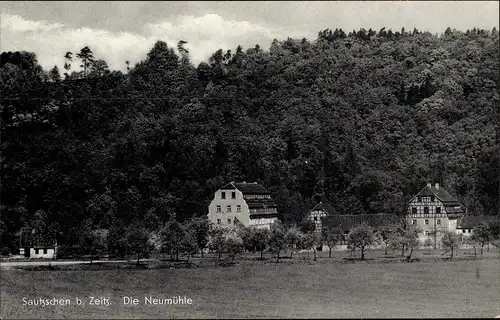 Ak Sautzschen Haynsburg Wetterzeube im Burgenlandkreis, Die Neumühle