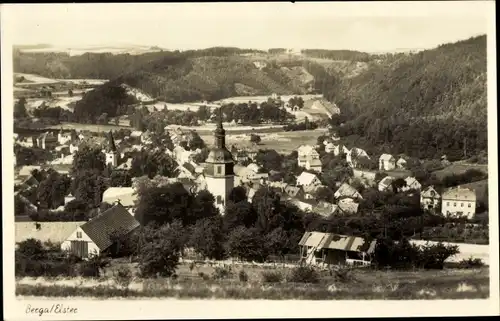 Ak Berga Elster, Gesamtansicht, Kirche