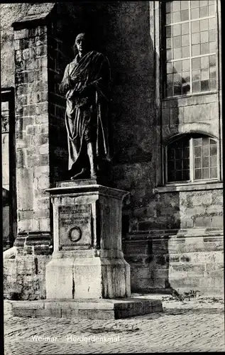 Ak Weimar in Thüringen, Herderdenkmal