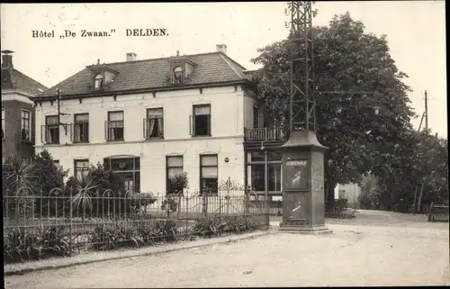 Ak Delden Hof van Twente Overijssel Niederlande, Hotel De Zwaan