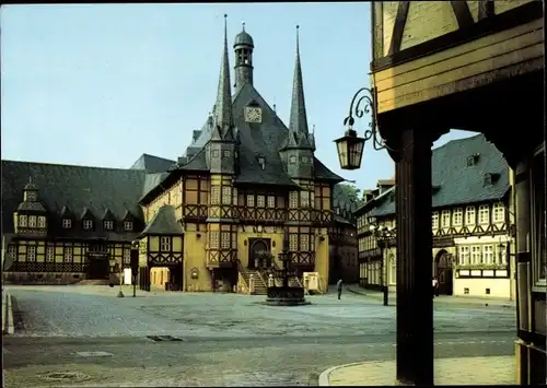 Ak Wernigerode im Harz, Rathaus