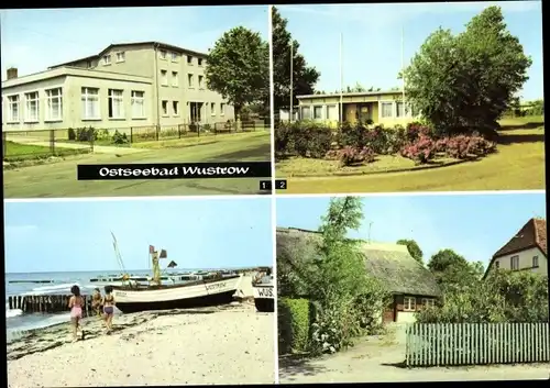 Ak Ostseebad Wustrow Fischland, FDGB Erholungsheim Am Strand, FDGB Urlauberdorf