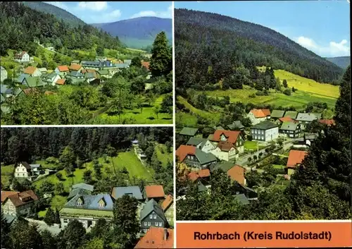 Ak Rohrbach bei Saalfeld  Thüringen, Ortsansichten