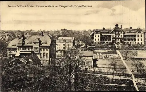 Ak Saalhausen Freital in Sachsen, Gesamtansicht Bezirks-Heil- und Pflegeanstalt