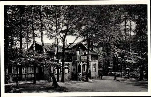 Ak Liegau Augustusbad Radeberg in Sachsen, Forellenschänke