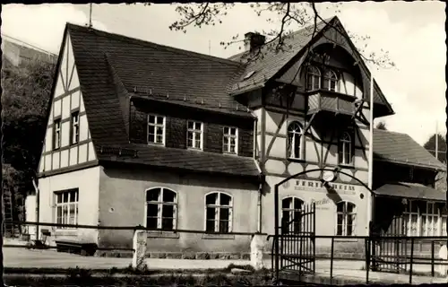 Ak Blauenthal Eibenstock im Erzgebirge, Ferienheim Forelle, VEB Nahrungsmittelkombinat Albert Kuntz