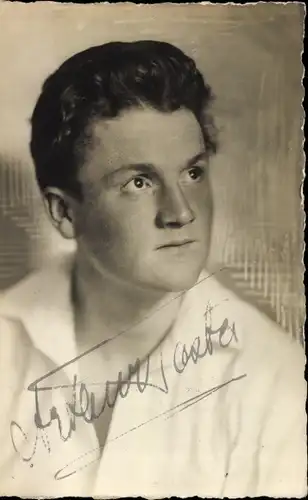 Ak Schauspieler Arthur Tester, Portrait, Autogramm