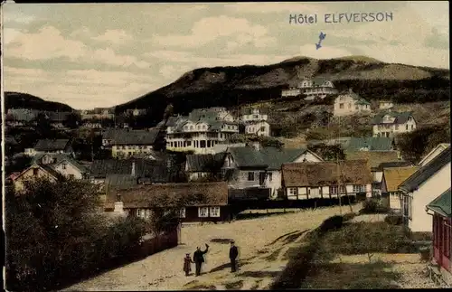 Ak Mölle Schweden, Totalansicht, Hotel Elfverson