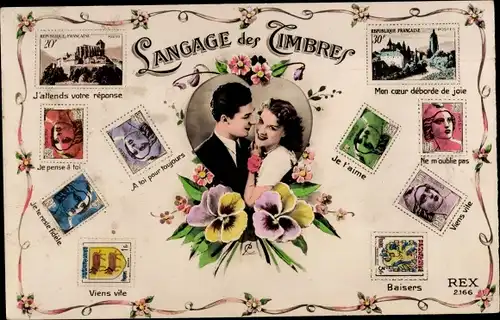 Ak Stamp Language, ich liebe dich