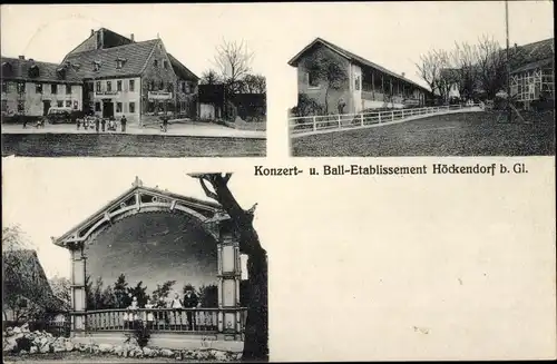 Ak Höckendorf Glauchau in Sachsen, Konzert- und Ball-Etablissement