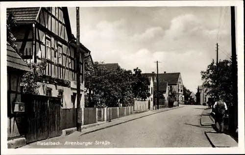 Ak Haselbach bei Altenburg Thüringen, Altenburger Straße