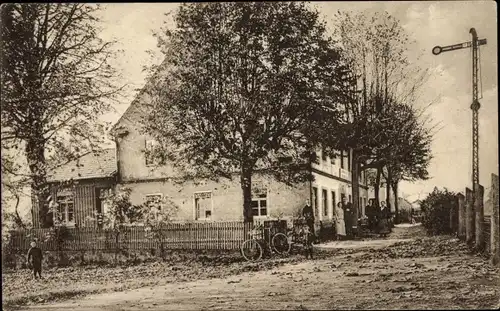 Ak Arnsdorf in Sachsen, Gasthaus Erholung