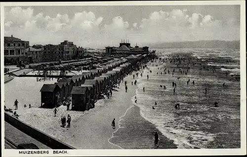 Ak Muizenberg Kapstadt Südafrika, Strand