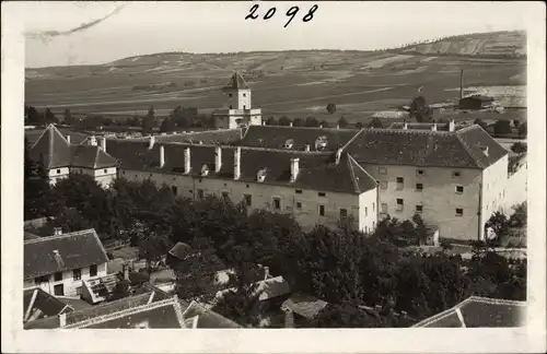 Foto Ak Göllersdorf in Niederösterreich, Teilansicht der Ortschaft mit Umgebung