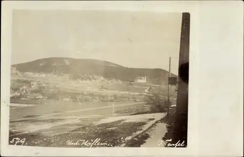 Foto Ak Höflein in Niederösterreich, Blick auf Ortschaft und Umgebung