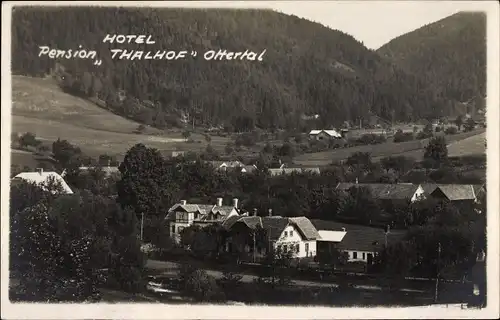 Ak Ottertal in Niederösterreich, Blick auf Hotel Pension Thalhof