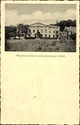 Ak Behrensdorf in Schleswig Holstein, Das Herrenhaus auf Gut Waterneverstorf