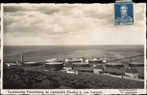 Ak Argentinien, Yacimientos Petroliferos de Comodoro Rivadavia, los Tanques