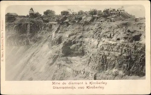 Ak Kimberley Südafrika, Diamantenmine, Diamantmijn