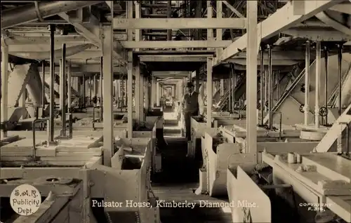 Ak Kimberley Südafrika, Pulsator House, Diamond Mine