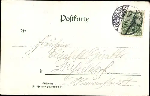 Künstler Ak Segelboot, Seebilder