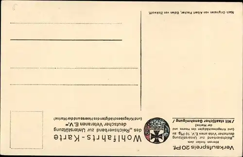 Lied Ak Matrosenlied, Erwin Weil, Seemann, Wohlfahrtskarte