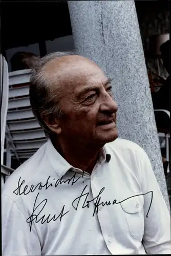 Foto Regisseur Kurt Hoffmann, Portrait, Autogramm