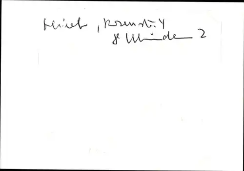 Foto Schauspielerin Hanne Hiob, Portrait, Autogramm