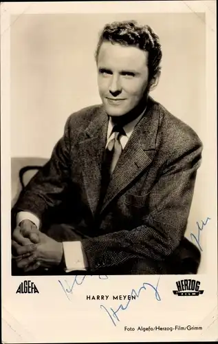 Ak Schauspieler Harry Meyen, Portrait, Der treue Husar, Autogramm