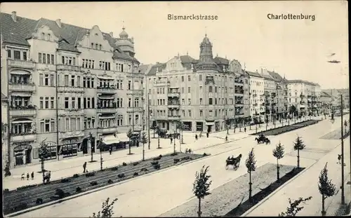 Ak Berlin Charlottenburg, Bismarckstraße