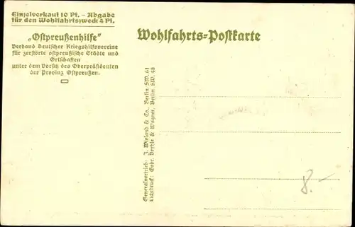Ak Olsztynek Hohenstein Ostpreußen, Zerschossene Häuser, I. WK