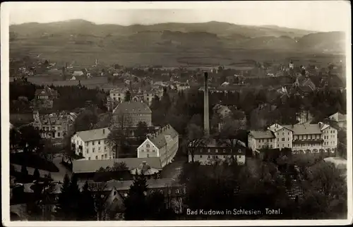 Ak Kudowa Zdrój Bad Kudowa Schlesien, Totalansicht