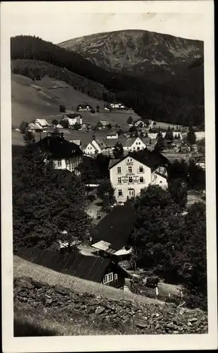 Ak Pec pod Sněžkou Petzer Riesengebirge Region Königgrätz, Totalansicht