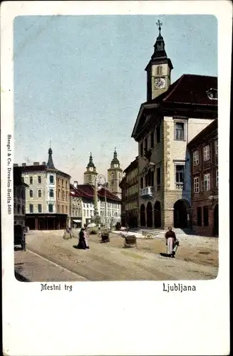 Ak Ljubljana Laibach Slowenien, Platz