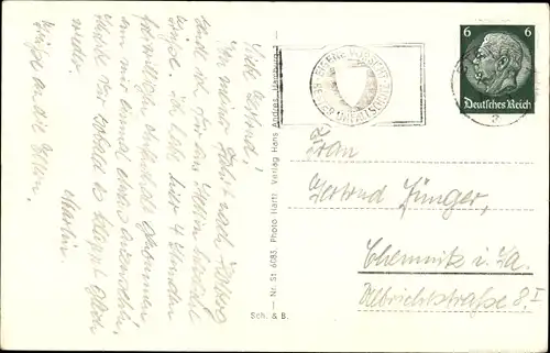 Ak Szczecin Stettin Pommern, Totalansicht