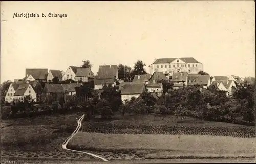 Ak Marloffstein in Mittelfranken Bayern, Panorama vom Ort