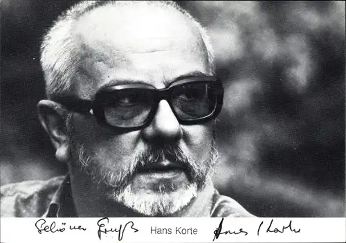 Ak Schauspieler Hans Korte, Portrait, Autogramm