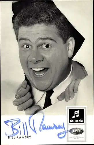 Ak Sänger Bill Ramsey, Portrait, Autogramm