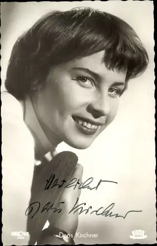 Ak Schauspielerin Doris Kirchner, Schwedenmädel, Portrait, Autogramm