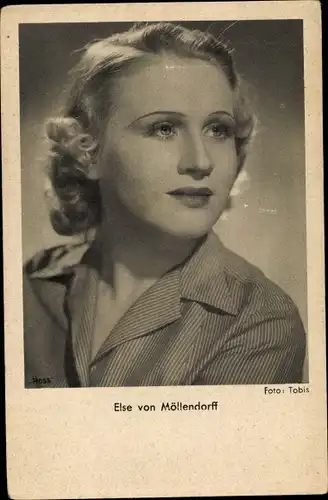 Ak Schauspielerin Else von Möllendorff, Portrait