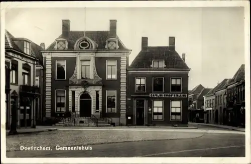 Ak Doetinchem Gelderland, Rathaus