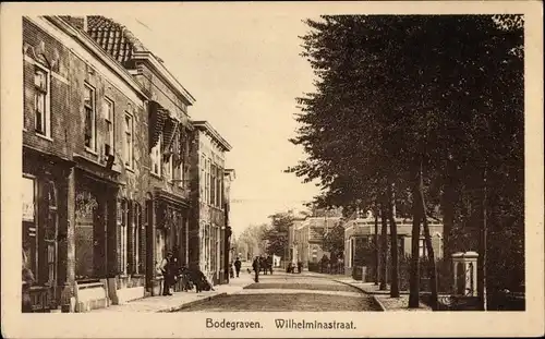 Ak Bodegraven Südholland, Wilhelminastraat