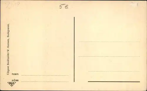 Ak Bodegraven Südholland, Wilhelminastraat
